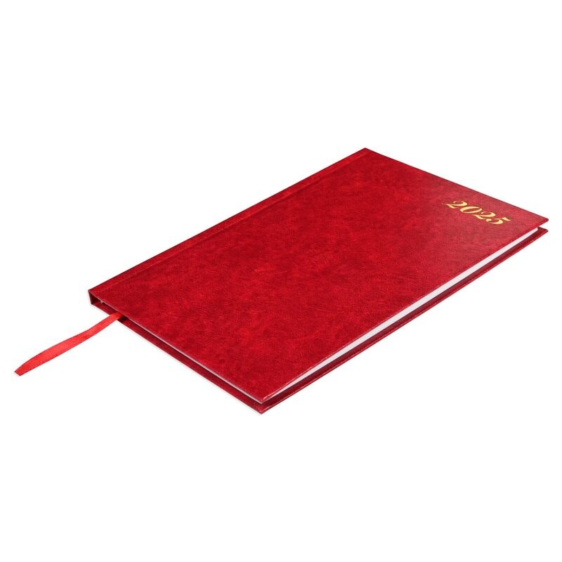 FIS 2025 Weekly Diary, Hard Cover Vinyl Material, A5 Size(14.8x21cm), English, Red Color-FSDI78EN25RE
FIS 2025 Weekly Diary, Hard Cover Vinyl Material, A5 Size(14.8x21cm), English, Red Color-FSDI78EN25RE