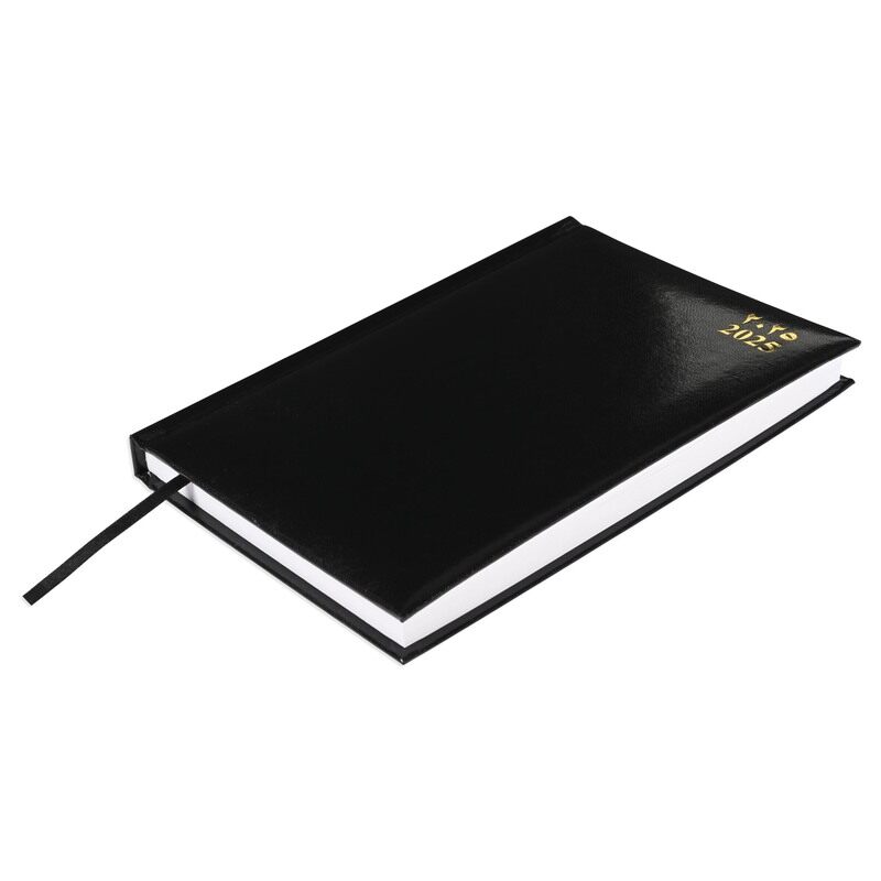 FIS2025 A5 Diary, Vinyl Materials, 1 Side Padded Cover, Size A5(148x210mm), English/Arabic, Black Color-FSDI18AE25BK
FIS2025 A5 Diary, Vinyl Materials, 1 Side Padded Cover, Size A5(148x210mm), English/Arabic, Black Color-FSDI18AE25BK