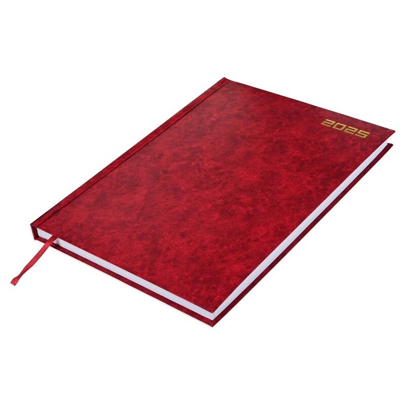 FIS 2025 A4 Diary, Vinyl Materials, Hard Cover, 1 Day a Page, Size A4(210x297mm), English, 60gsm White Paper, Maroon Color-FSDI41E25MR
FIS 2025 A4 Diary, Vinyl Materials, Hard Cover, 1 Day a Page, Size A4(210x297mm), English, 60gsm White Paper, Maroon Color-FSDI41E25MR