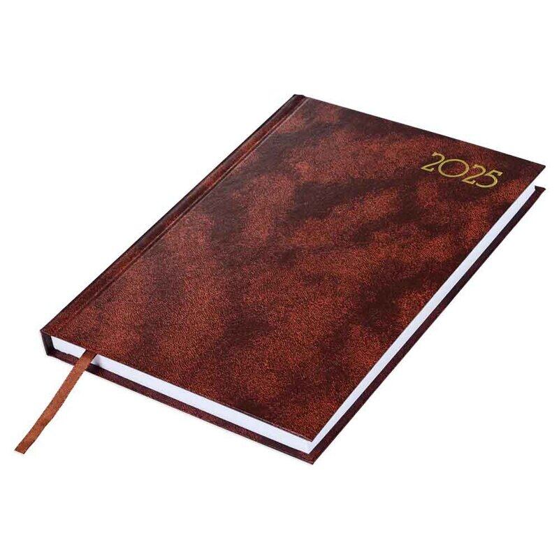 FIS 2025 Diary, Hard Cover Vinyl Material, Saturday & Sunday Combined, A5 Size(14.8x21cm), English, Brown Color-FSDI90E25BR
FIS 2025 Diary, Hard Cover Vinyl Material, Saturday & Sunday Combined, A5 Size(14.8x21cm), English, Brown Color-FSDI90E25BR