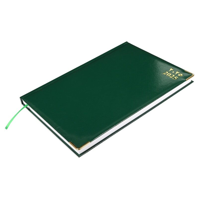 FIS 2025 Diary, 1 Side Padded Vinyl Material, Gold Corners, A4 Size(21x29.7cm), Arabic & English, Green Color-FSDI42AE25GR
FIS 2025 Diary, 1 Side Padded Vinyl Material, Gold Corners, A4 Size(21x29.7cm), Arabic & English, Green Color-FSDI42AE25GR