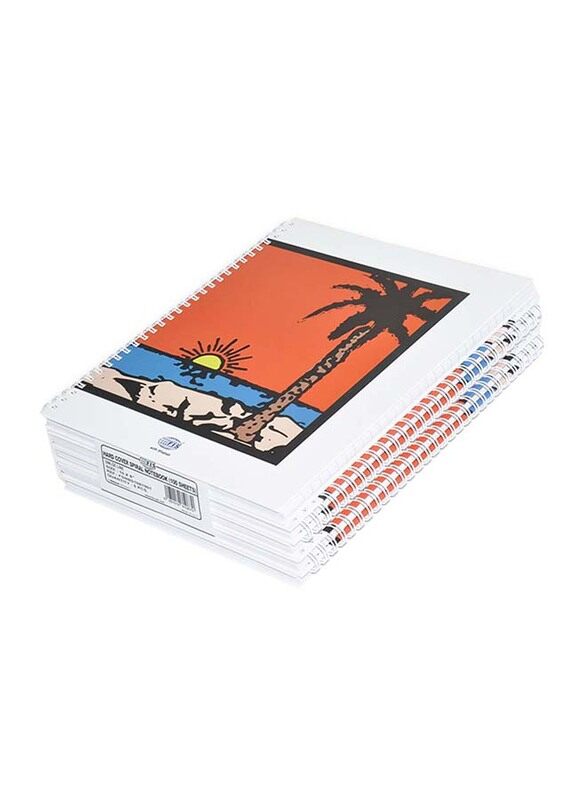 FIS Spiral Hard Cover Single Line Notebook Set, 5 x 100 Sheets, 10 x 8 inch, FSNBS1081901, Multicolour
FIS Spiral Hard Cover Single Line Notebook Set, 5 x 100 Sheets, 10 x 8 inch, FSNBS1081901, Multicolour
