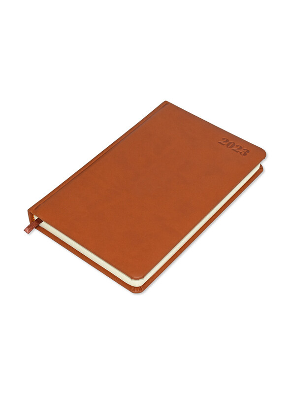 FIS PU 2023 French 1-Side Padded & Round Corner Diary, 384 Sheets, 70 GSM, FSDI29FRP23BR, Brown
FIS PU 2023 French 1-Side Padded & Round Corner Diary, 384 Sheets, 70 GSM, FSDI29FRP23BR, Brown