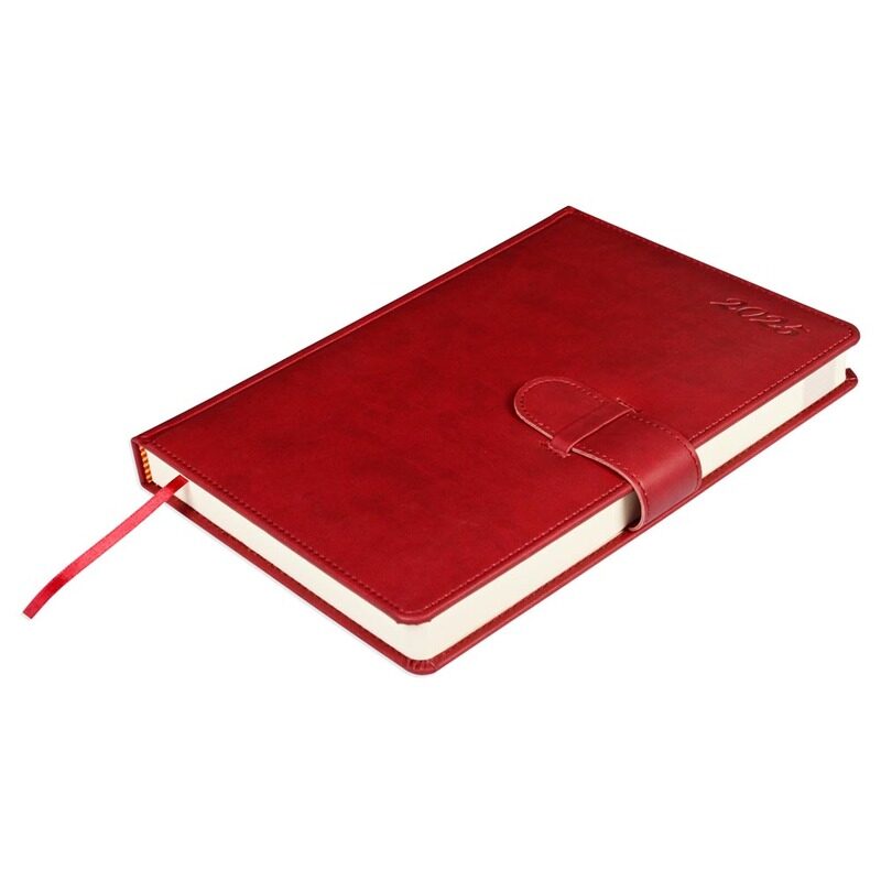 FIS 2025 Agenda Diary, Italian PU Materials, 1 Side Padded & Sewn Cover, Round Corner with Strap Closure, Size 170x240mm, English, 70gsm Italian Ivory
FIS 2025 Agenda Diary, Italian PU Materials, 1 Side Padded & Sewn Cover, Round Corner with Strap Closure, Size 170x240mm, English, 70gsm Italian Ivory