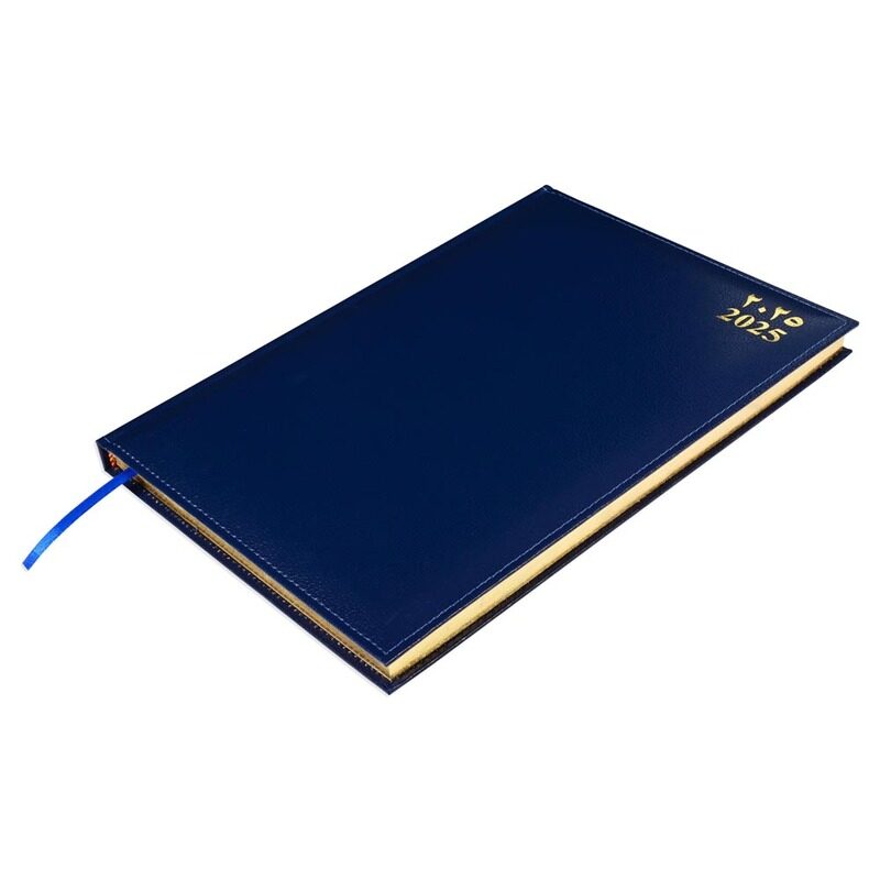 FIS 2025 A4 Golden Diary, Vinyl Materials, 1 Side Padded & Sewn Cover, Gilded Edges, Size A4(210x297mm), English/Arabic, 60gsm White Paper, Blue Color
FIS 2025 A4 Golden Diary, Vinyl Materials, 1 Side Padded & Sewn Cover, Gilded Edges, Size A4(210x297mm), English/Arabic, 60gsm White Paper, Blue Color