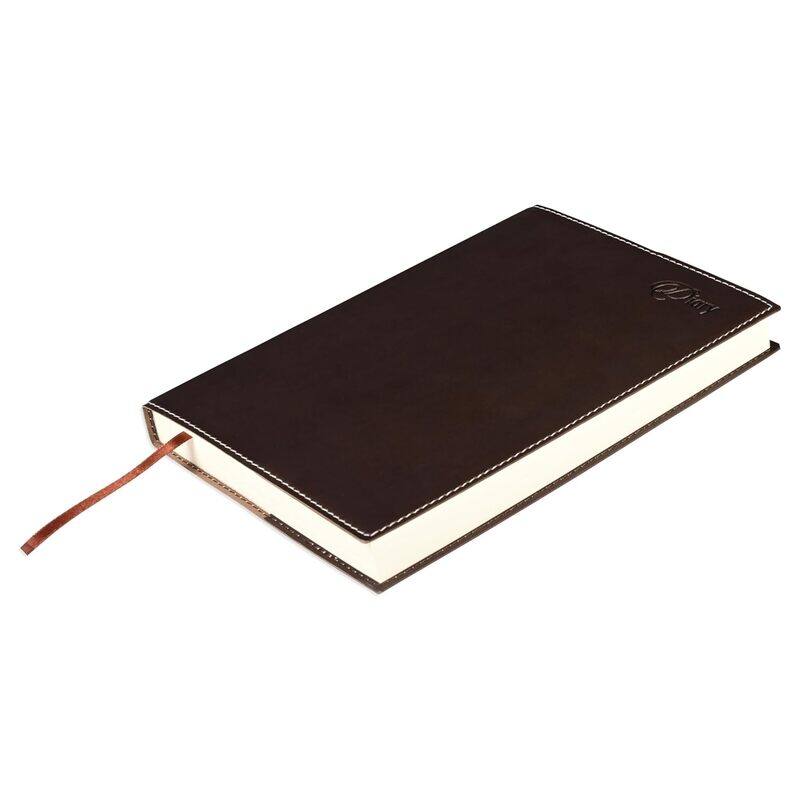 FIS 2025 Diary, Italian PU Materials, Soft Jacket Cover with Sewn, A5 Size(14.8x21cm), English, Dark Brown Color-FSDI17E25DBR
FIS 2025 Diary, Italian PU Materials, Soft Jacket Cover with Sewn, A5 Size(14.8x21cm), English, Dark Brown Color-FSDI17E25DBR