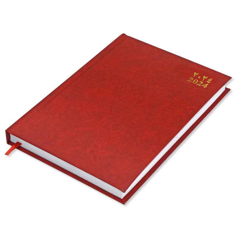 FIS 2024 Arabic/English Vinyl Hard Cover Diary, 384 Sheets, 60 GSM, A5 Size, FSDI21AE24RE, Red
FIS 2024 Arabic/English Vinyl Hard Cover Diary, 384 Sheets, 60 GSM, A5 Size, FSDI21AE24RE, Red