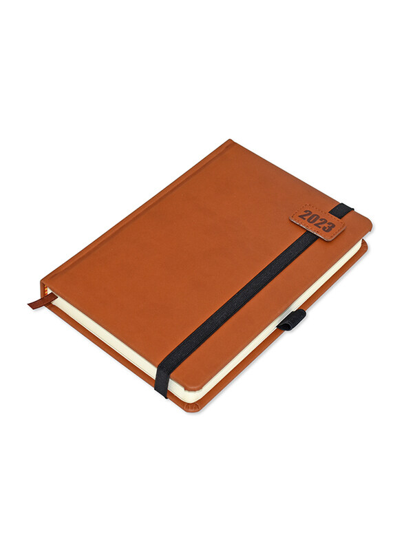 FIS 2023 1-Day A Page Italian PU 1-Side Padded English Diary, 384 Sheets, 70 GSM, A5 Size, FSDI84E23BR, Brown
FIS 2023 1-Day A Page Italian PU 1-Side Padded English Diary, 384 Sheets, 70 GSM, A5 Size, FSDI84E23BR, Brown