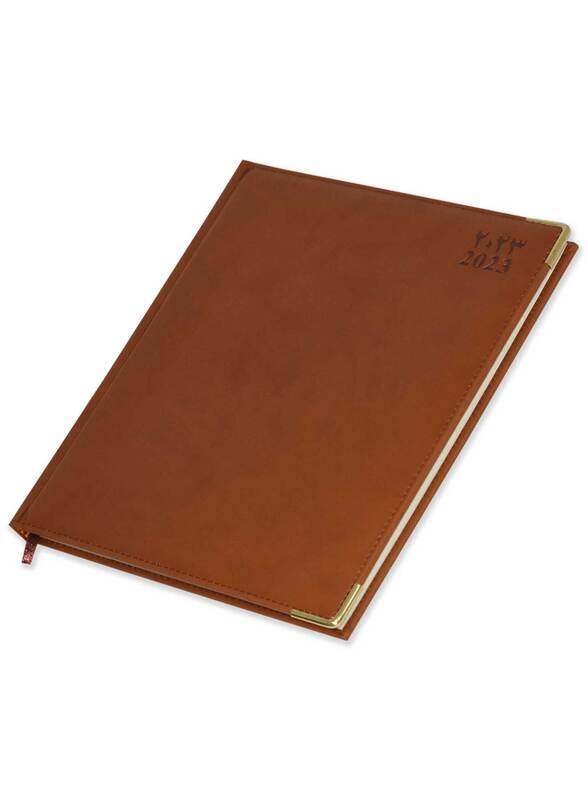 FIS 2023 Arabic/English/French Executive Diary with 1-Week at a Glance, 128 Sheets, 70 GSM, FSDI35AEPN23BR, Brown
FIS 2023 Arabic/English/French Executive Diary with 1-Week at a Glance, 128 Sheets, 70 GSM, FSDI35AEPN23BR, Brown