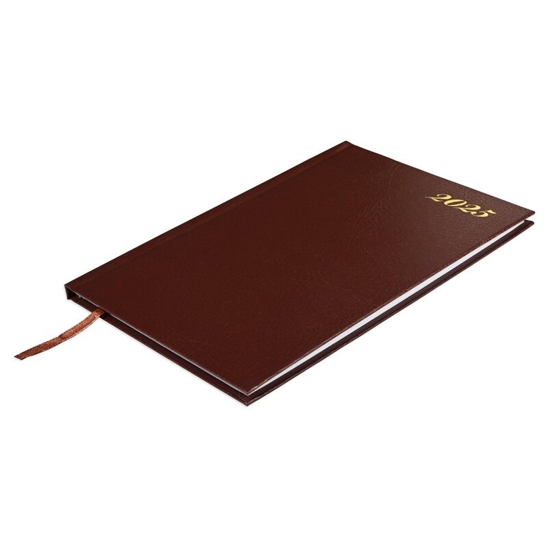 FIS 2025 Weekly Diary, Hard Cover Vinyl Material, A5 Size(14.8x21cm), English, Chocolate Color-FSDI78EN25CH
FIS 2025 Weekly Diary, Hard Cover Vinyl Material, A5 Size(14.8x21cm), English, Chocolate Color-FSDI78EN25CH