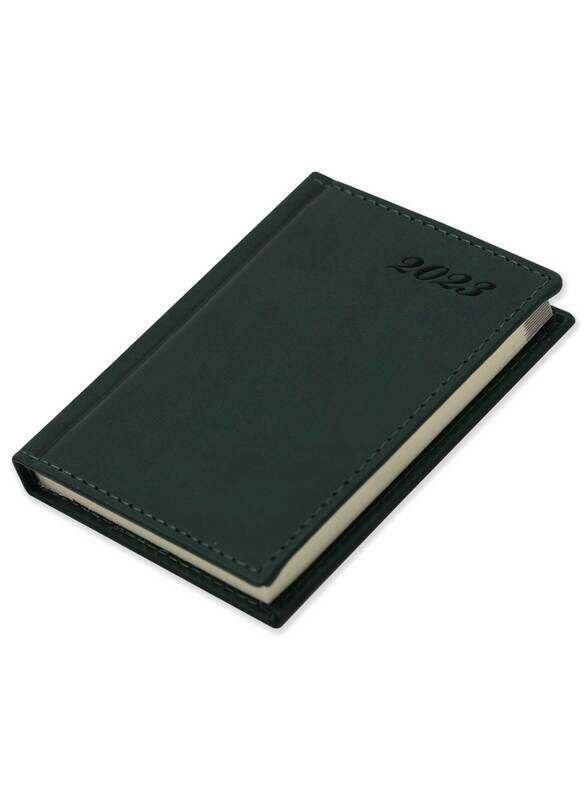FIS 2023 Pocket Diary with Italian Pu English Sewn Cover, 208 Sheets, 70 GSM, FSDI11EN23GR, Green
FIS 2023 Pocket Diary with Italian Pu English Sewn Cover, 208 Sheets, 70 GSM, FSDI11EN23GR, Green