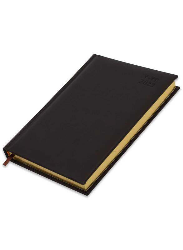 FIS 2023 Arabic/English 1-Side Padded Golden Diary with Italian PU, 384 Sheets, 70 GSM, A5 Size, FSDI20AEG23DBR, Dark Brown
FIS 2023 Arabic/English 1-Side Padded Golden Diary with Italian PU, 384 Sheets, 70 GSM, A5 Size, FSDI20AEG23DBR, Dark Brown
