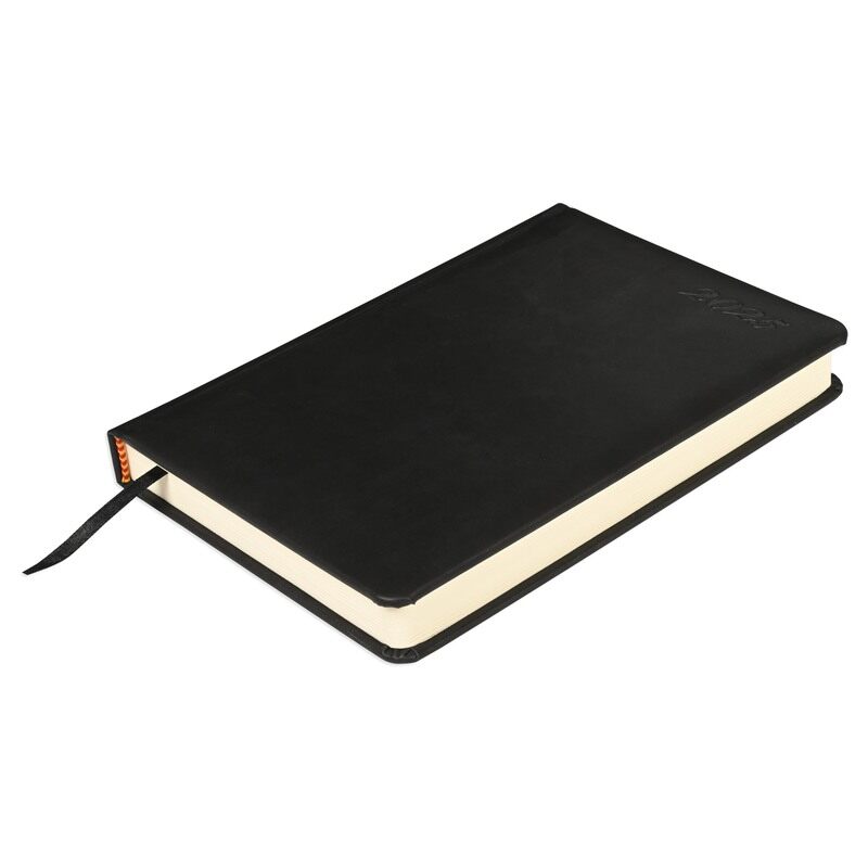 FIS 2025 A5 Diary, Italian PU Materials, 1 Side Padded Cover, Round Corners, Size A5(148x210mm), English, 70gsm Italian Ivory Paper, Black Color-FSDI1
FIS 2025 A5 Diary, Italian PU Materials, 1 Side Padded Cover, Round Corners, Size A5(148x210mm), English, 70gsm Italian Ivory Paper, Black Color-FSDI1