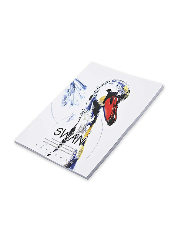FIS Swan Design Soft Cover Notebook, 5 x 96 Sheets, A4 Size, FSNBSCA496-SWA2, White
FIS Swan Design Soft Cover Notebook, 5 x 96 Sheets, A4 Size, FSNBSCA496-SWA2, White