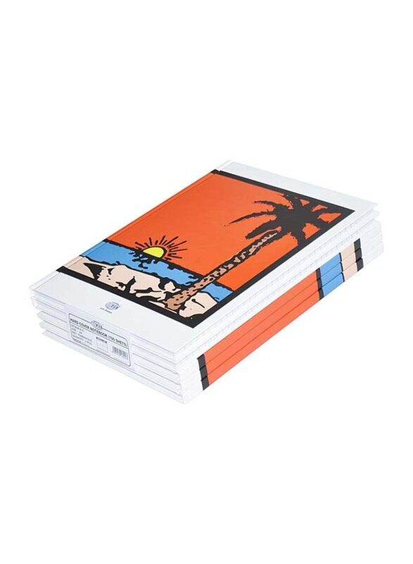 FIS Hard Cover Single Line Notebook Set, 100 Sheets, A4 Size, 5 Pieces, FSNBA419-01, Multicolour
FIS Hard Cover Single Line Notebook Set, 100 Sheets, A4 Size, 5 Pieces, FSNBA419-01, Multicolour