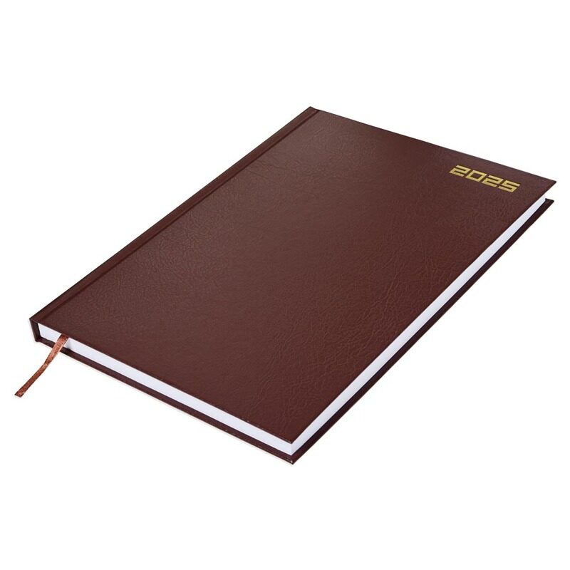 FIS 2025 A4 Diary, Vinyl Materials, Hard Cover, 1 Day a Page, Size A4(210x297mm), English, 60gsm White Paper, Chocolate Color-FSDI41E25CH
FIS 2025 A4 Diary, Vinyl Materials, Hard Cover, 1 Day a Page, Size A4(210x297mm), English, 60gsm White Paper, Chocolate Color-FSDI41E25CH