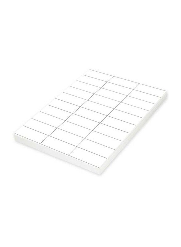 Agipa Multipurpose Label, 70 x 29.7mm, 3000 Labels, 100 Sheets, A4 Size, APLA101117, White
Agipa Multipurpose Label, 70 x 29.7mm, 3000 Labels, 100 Sheets, A4 Size, APLA101117, White