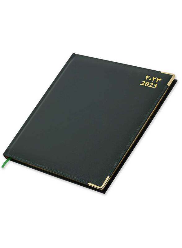 FIS 2023 Arabic/English/French Golden Executive Diary with 1-Week at a Glance, 128 Sheets, 70 GSM, FSDI35AEG23GR, Green
FIS 2023 Arabic/English/French Golden Executive Diary with 1-Week at a Glance, 128 Sheets, 70 GSM, FSDI35AEG23GR, Green