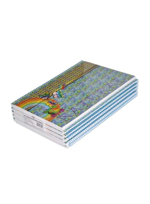 FIS Spiral Soft Cover Notebook Set, 5mm Square, 10 Piece x 80 Sheets, A4 Size, FSNB5A480NL3, Multicolour
FIS Spiral Soft Cover Notebook Set, 5mm Square, 10 Piece x 80 Sheets, A4 Size, FSNB5A480NL3, Multicolour