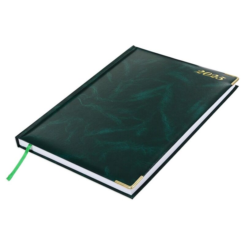 FIS 2025 A4 Diary, Vinyl Materials, 1 Side Padded Cover, Golden Corners, Size A4(210x297mm), English, 60gsm White Paper, Green Color-FSDI42E25GR
FIS 2025 A4 Diary, Vinyl Materials, 1 Side Padded Cover, Golden Corners, Size A4(210x297mm), English, 60gsm White Paper, Green Color-FSDI42E25GR