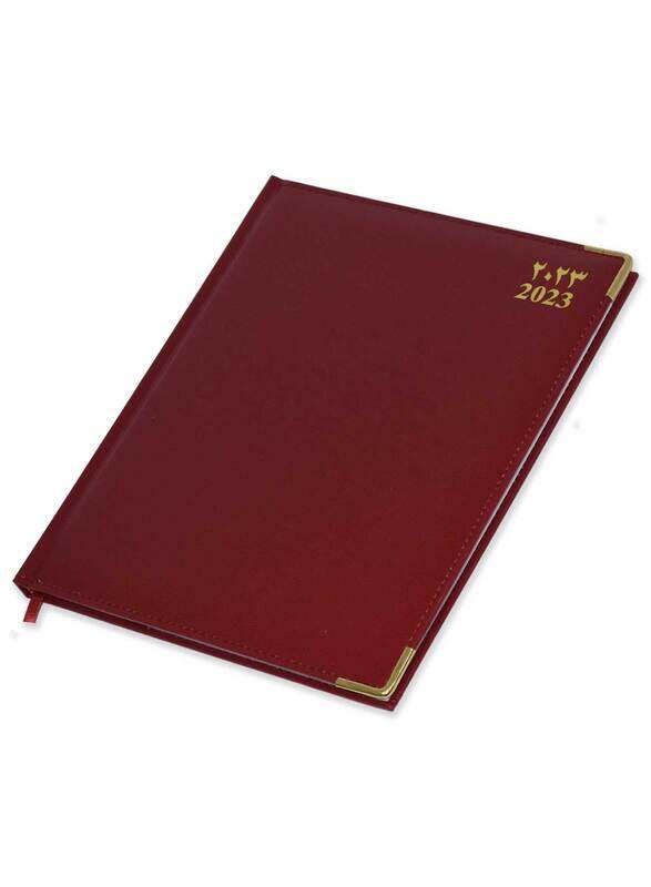 FIS 2023 Arabic/English/French Executive Diary with 1-Week at a Glance, 128 Sheets, 70 GSM, FSDI35AE23MR, Maroon
FIS 2023 Arabic/English/French Executive Diary with 1-Week at a Glance, 128 Sheets, 70 GSM, FSDI35AE23MR, Maroon