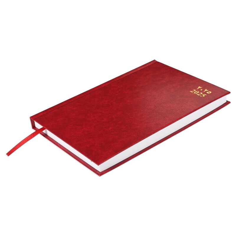 FIS 2025 A5 Diary, Hard Cover Vinyl Material, Size A5(148x210mm), Arabic/English, 60gsm White Paper, Maroon Color-FSDI21AE25MR
FIS 2025 A5 Diary, Hard Cover Vinyl Material, Size A5(148x210mm), Arabic/English, 60gsm White Paper, Maroon Color-FSDI21AE25MR