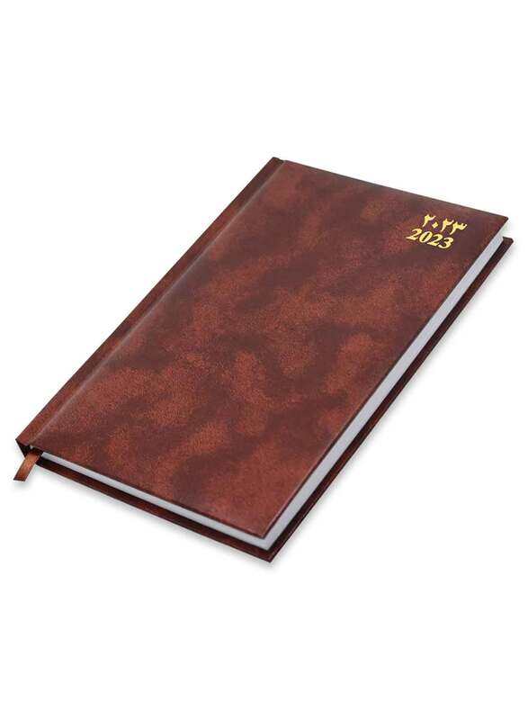 FIS 2023 Arabic/English Friday & Saturday Combined Diary with Vinyl Cover, 320 Sheets, 60 GSM, A5 Size, FSDI93AEN23BR, Brown
FIS 2023 Arabic/English Friday & Saturday Combined Diary with Vinyl Cover, 320 Sheets, 60 GSM, A5 Size, FSDI93AEN23BR, Brown