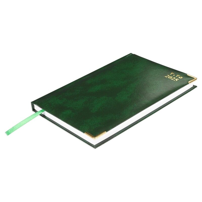 FIS 2025 A5 Diary, Hard Cover Vinyl Materials, 1 Side Padded, Gold Round Corners, Saturday & Sunday Combined, Size A5(148x210mm), Arabic/English, 60gs
FIS 2025 A5 Diary, Hard Cover Vinyl Materials, 1 Side Padded, Gold Round Corners, Saturday & Sunday Combined, Size A5(148x210mm), Arabic/English, 60gs