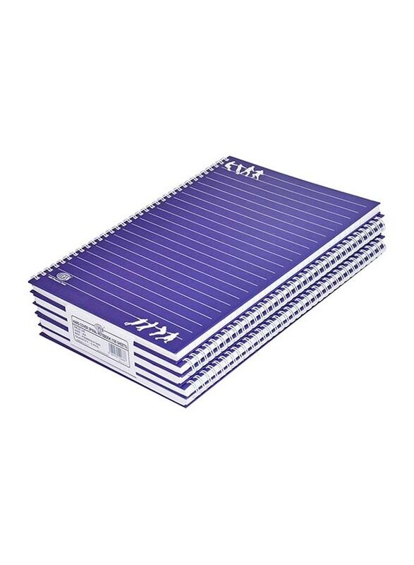 FIS Spiral Hard Cover Single Line Notebook Set, 5 x 100 Sheets, A4 Size, FSNBSA41905, Dark Blue
FIS Spiral Hard Cover Single Line Notebook Set, 5 x 100 Sheets, A4 Size, FSNBSA41905, Dark Blue