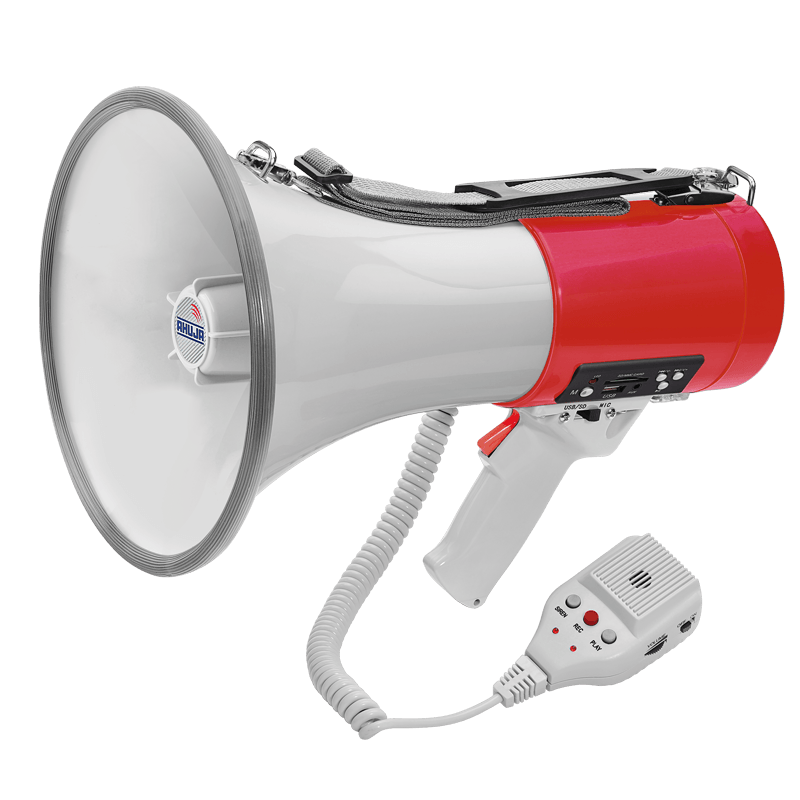 Ahuja AM25DP Portable PA System Megaphone 25W RMS w/ Siren, Microphone with Volume Control and Recording
Ahuja AM25DP Portable PA System Megaphone 25W RMS w/ Siren, Microphone with Volume Control and Recording