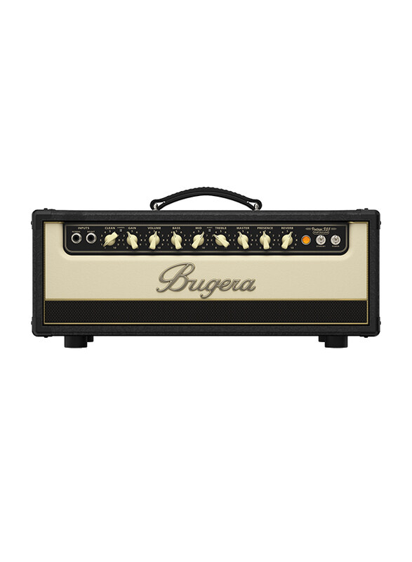 Behringer Bugera 55W Boutique Style Vintage 2-Channel Valve Amplifier Head with Reverb, V55HD, Multicolour
Behringer Bugera 55W Boutique Style Vintage 2-Channel Valve Amplifier Head with Reverb, V55HD, Multicolour
