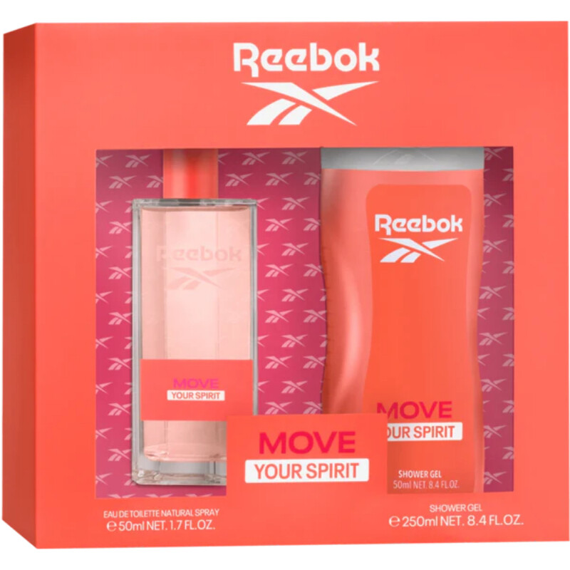 Reebok 2-Piece Move Your Spirit Gift Set for Women, 50ml EDT Perfume, 250ml Hair & Body Shower Gel
Reebok 2-Piece Move Your Spirit Gift Set for Women, 50ml EDT Perfume, 250ml Hair & Body Shower Gel