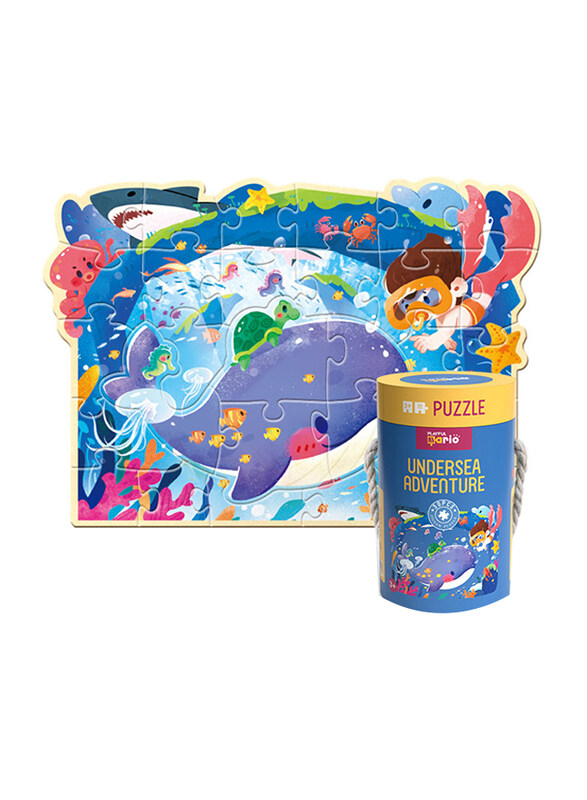 Playful Mario 30-Piece UnderSea Adventure Puzzle: Dive into Fun with Educational Puzzle in Large Cylinder Box
Playful Mario 30-Piece UnderSea Adventure Puzzle: Dive into Fun with Educational Puzzle in Large Cylinder Box