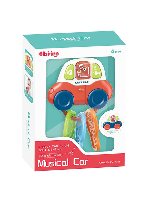 IBI-IRN 1-Piece Lovely Car Shape Soft Lighting Chewable Teether Musical Car for Kids
IBI-IRN 1-Piece Lovely Car Shape Soft Lighting Chewable Teether Musical Car for Kids