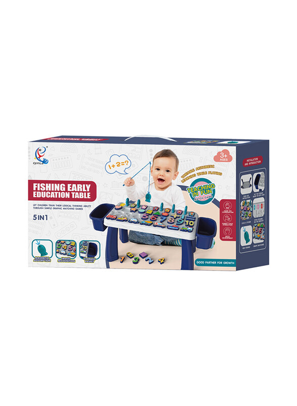 QiYiLe 1-Piece 5 in 1 Magnetic Matching Fish Toy Education Eeaching Table for Kids
QiYiLe 1-Piece 5 in 1 Magnetic Matching Fish Toy Education Eeaching Table for Kids