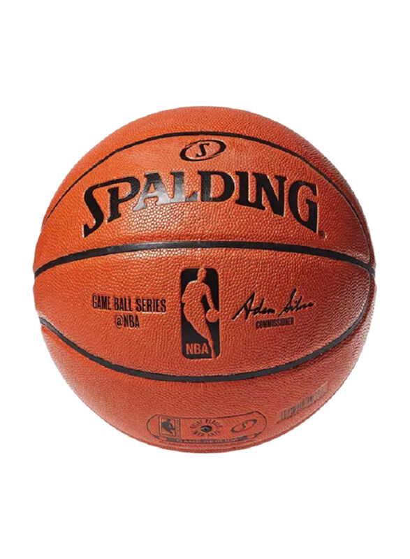 Spalding Size-7 Nba Basketball, Size 7, Orange