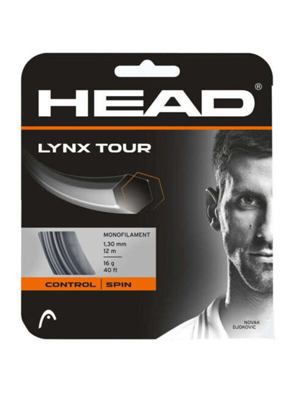 Head Adult Lynx Tour Tennis String, (17), Grey