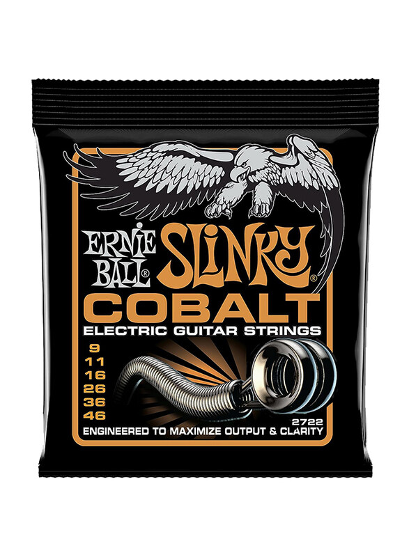 Ernie Ball Hybrid Slinky Cobalt Electric Guitar Strings, 9-46 Gauge, P02722, Multicolour
Ernie Ball Hybrid Slinky Cobalt Electric Guitar Strings, 9-46 Gauge, P02722, Multicolour
