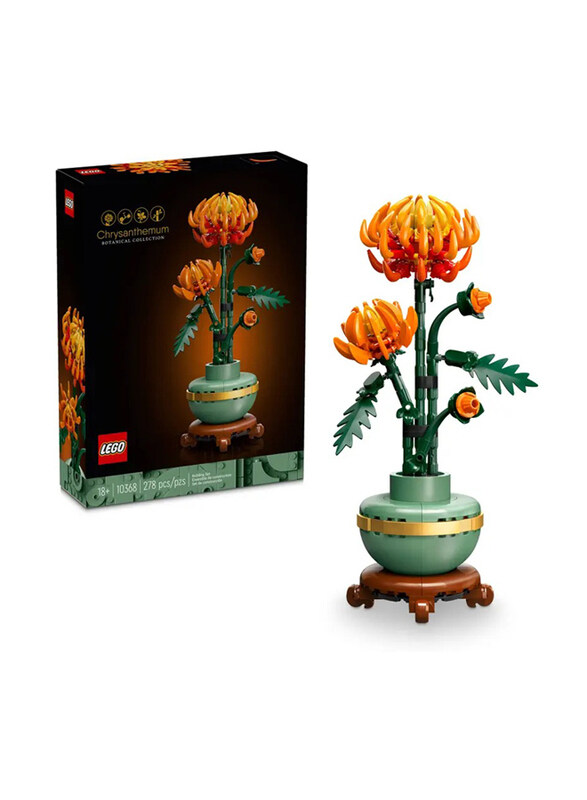 Lego Chrysanthemum Botanical Collection Set, Learning & Education, 10368, 278 Pieces, Ages 18+
Lego Chrysanthemum Botanical Collection Set, Learning & Education, 10368, 278 Pieces, Ages 18+