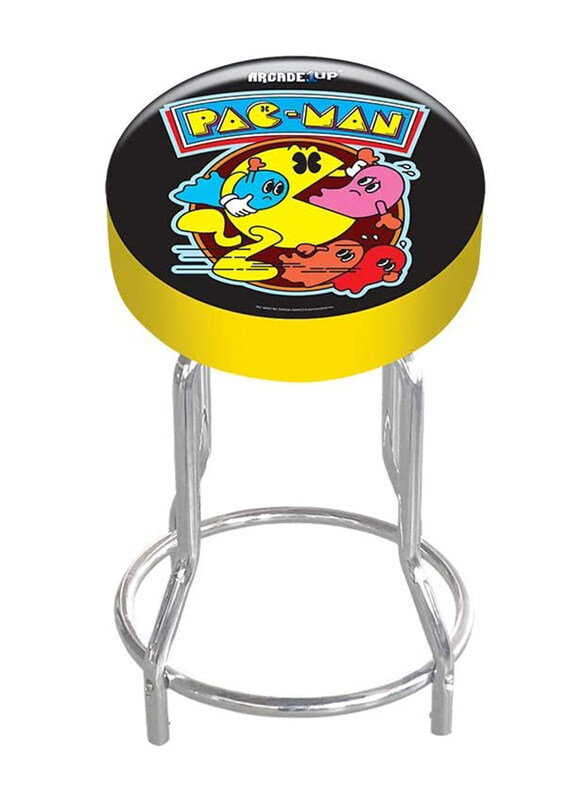 Arcade 1Up Pac-Man Adjustable Stool 21.5" to 29.5" for Arcade Cabinet, Multicolour
Arcade 1Up Pac-Man Adjustable Stool 21.5" to 29.5" for Arcade Cabinet, Multicolour