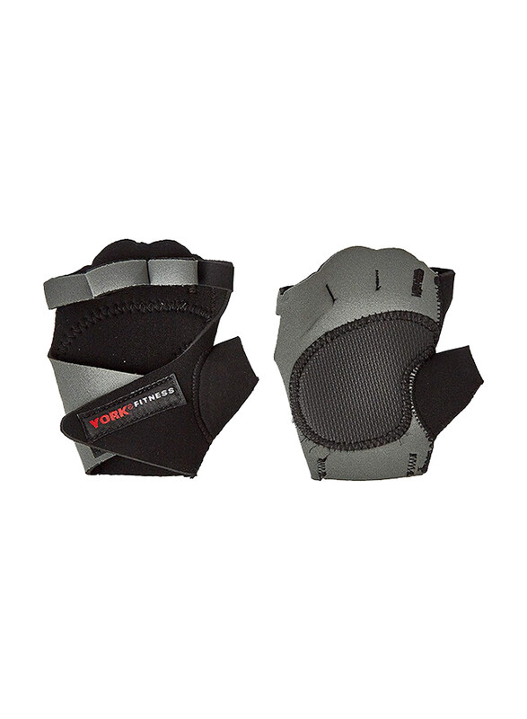 York Fitness Workout Gloves, Black