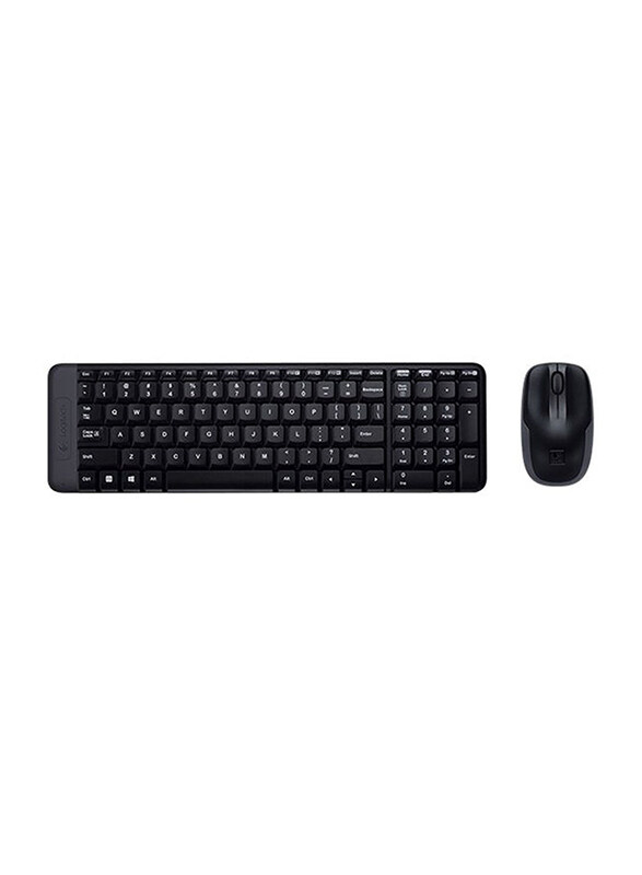 Logitech MK220 Wireless English/Arabic Keyboard & Mouse Combo, Black (Pack of 2)
Logitech MK220 Wireless English/Arabic Keyboard & Mouse Combo, Black (Pack of 2)