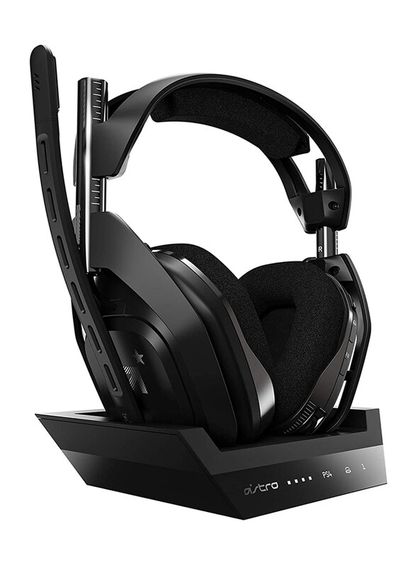 Logitech Astro A50 (Gen4) Wireless Gaming Headset + Base Station for PlayStation PS4/PC/Mac, Black
Logitech Astro A50 (Gen4) Wireless Gaming Headset + Base Station for PlayStation PS4/PC/Mac, Black