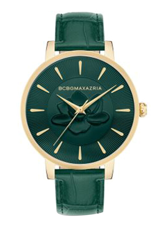 Bcbgmaxazria BCBG Maxazria Analog Watch for Women with Leather Band, Water Resistant, BAWLA2133103, Green-Green
Bcbgmaxazria BCBG Maxazria Analog Watch for Women with Leather Band, Water Resistant, BAWLA2133103, Green-Green