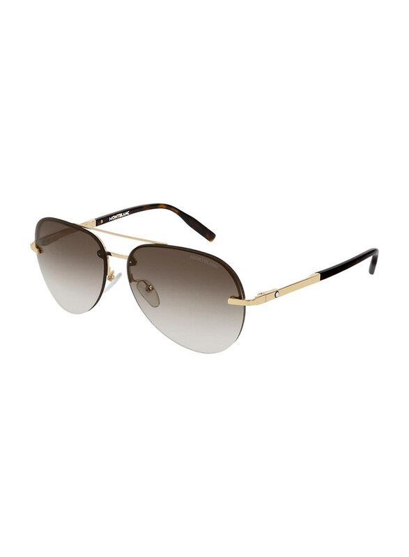 Mont Blanc Full-Rim Aviator Brown Sunglasses Unisex, Brown Lens, MB0018S 002, 60/14/145
Mont Blanc Full-Rim Aviator Brown Sunglasses Unisex, Brown Lens, MB0018S 002, 60/14/145