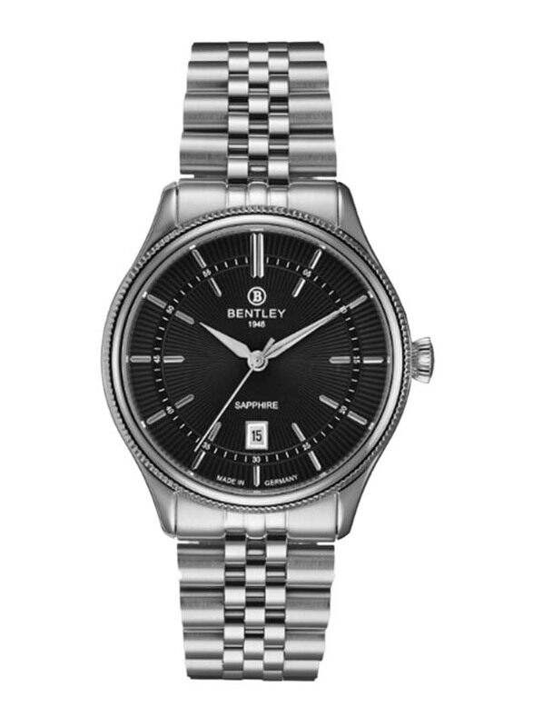 Bentley 1948 Sapphire 15 Watch for Men with Stainless Steel Band, BL2216-10MWBI, Silver-Black
Bentley 1948 Sapphire 15 Watch for Men with Stainless Steel Band, BL2216-10MWBI, Silver-Black
