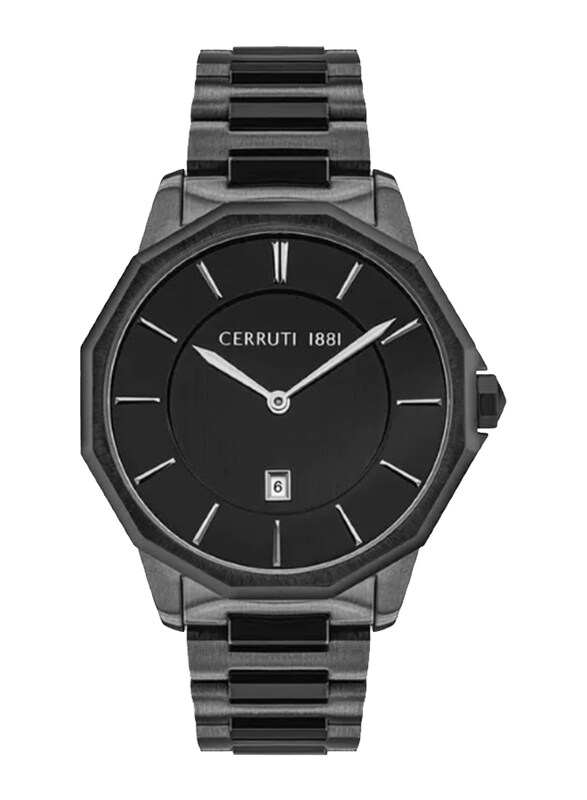 Cerruti 1881 Wrist Watch for Men with Stainless Steel Band, Water Resistant, C CRWA29703, Black
Cerruti 1881 Wrist Watch for Men with Stainless Steel Band, Water Resistant, C CRWA29703, Black
