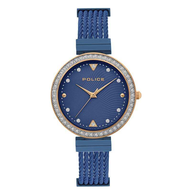 Police Analog Watch for Women with Stainless Steel Band, P 15575BSTR-03MBL, Navy Blue-Blue
Police Analog Watch for Women with Stainless Steel Band, P 15575BSTR-03MBL, Navy Blue-Blue