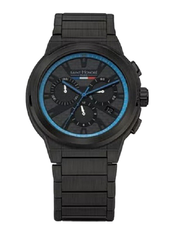 Saint Honore Analog Watch for Men with Stainless Steel Band, Water Resistant and Chronograph, H SH HS886149 7CDIV, Black
Saint Honore Analog Watch for Men with Stainless Steel Band, Water Resistant and Chronograph, H SH HS886149 7CDIV, Black