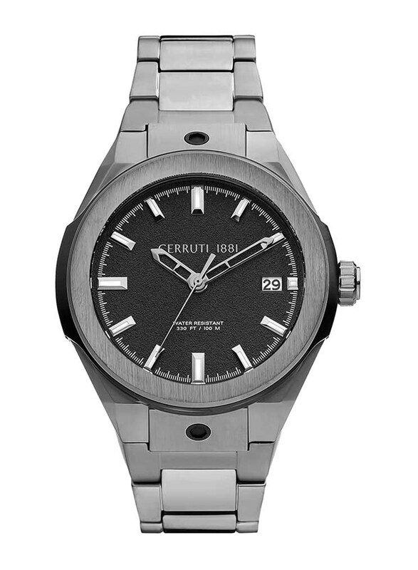 Cerruti 1881 Ruscello Analog Watch for Men with Stainless Steel Band & Water Resistant, C CRWA29009, Grey-Black
Cerruti 1881 Ruscello Analog Watch for Men with Stainless Steel Band & Water Resistant, C CRWA29009, Grey-Black